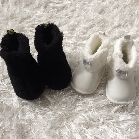 baby girl fur boots